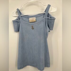 ELISA CAVALETTI Italy size M Embellished Cold Shoulder Top